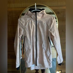 Lululemon reflective rain jacket/wind breaker/running jacket